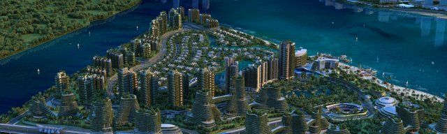 Green city 3D 모델 .c4d .max .obj .3ds .fbx .stl .blend 