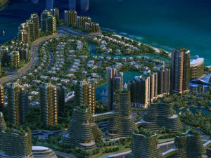 Yeşil şehir 3D Model