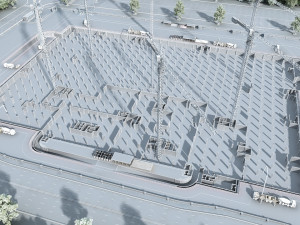 Construction site Modello 3D