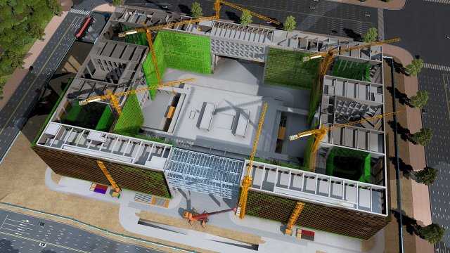 Construction site 3D-Modell .c4d .max .obj .3ds .fbx .stl .blend 