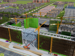 Construction site 3D-Modell