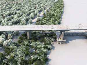 Build a bridge 3D Model