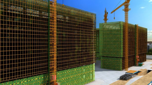 Construction site Modèle 3D .c4d .max .obj .3ds .fbx .stl .blend 