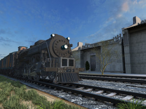 Train Modelo 3D