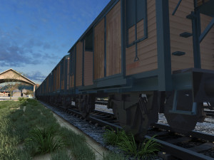 Train Modèle 3D