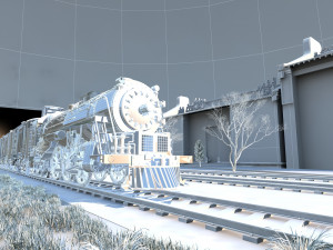 Train Modèle 3D