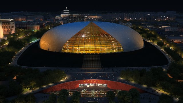 Theater 3D Model .c4d .max .obj .3ds .fbx .stl .blend 