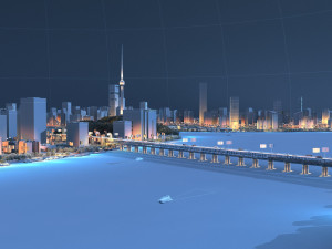 Yangtze River Bridge Modello 3D