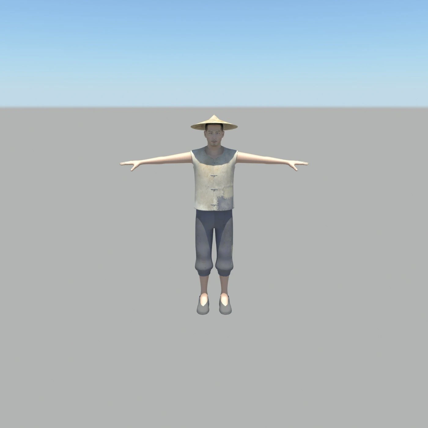 Worker 3D Model .c4d .max .obj .3ds .fbx .stl .blend 