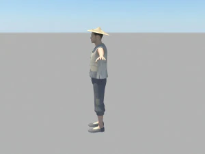 Worker 3D Model