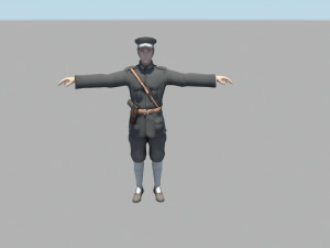 Police 3D Модель