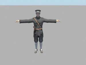 Police 3D Model