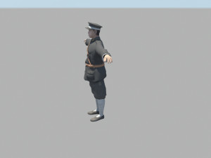 Police Model 3D