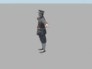 Police 3D Model