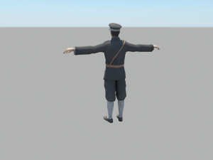 Police Model 3D