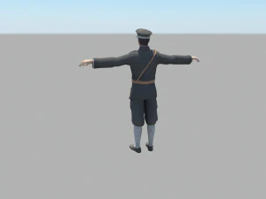 Police 3D Model
