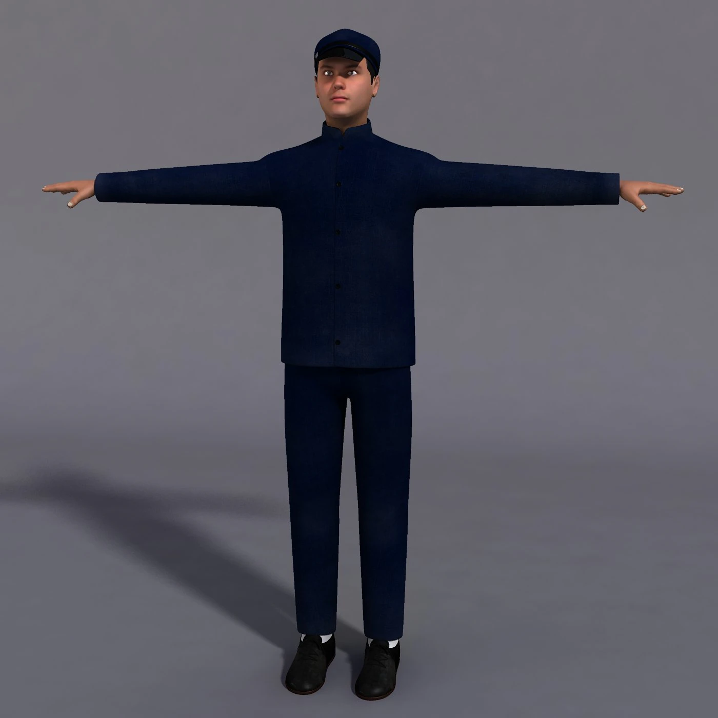 Student 3D Model .c4d .max .obj .3ds .fbx .stl .blend 