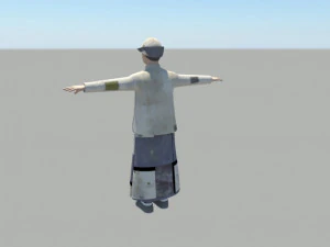 Desempregado Modelo 3D