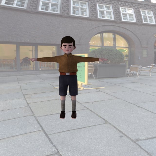 Boy 3D Model .c4d .max .obj .3ds .fbx .stl .blend 