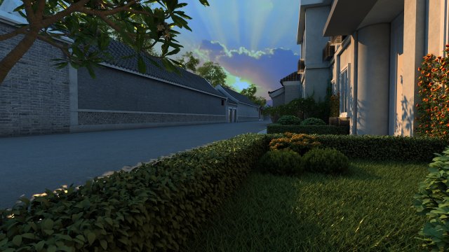 City building 3D Model .c4d .max .obj .3ds .fbx .stl .blend 