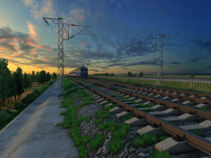 Train 3D Model