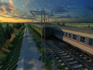 Train 3D 모델