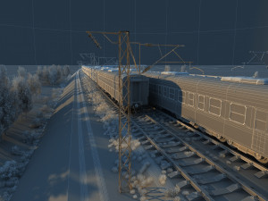 Train 3D 모델