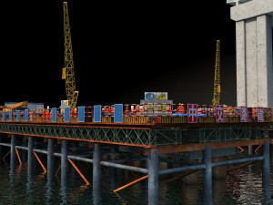 Build the bridge 3D Model