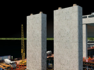Build the bridge 3D Model