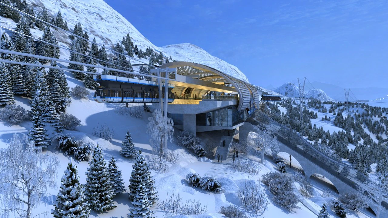 Station 3D Model .c4d .max .obj .3ds .fbx .stl .blend 