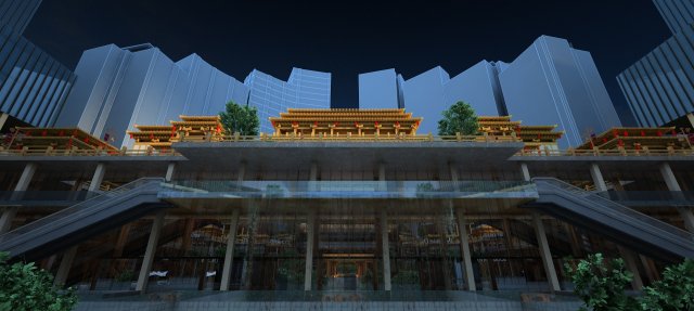 Ancient restaurant 3Dモデル .c4d .max .obj .3ds .fbx .stl .blend 