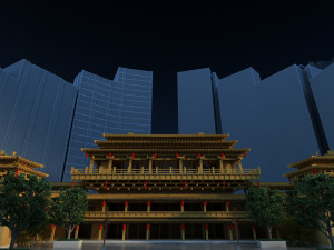Ancient restaurant 3Dモデル