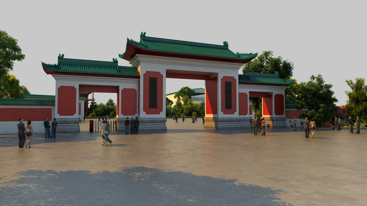 Gate 3D Model .c4d .max .obj .3ds .fbx .stl .blend 