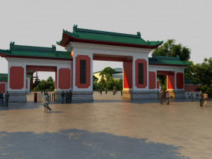 Gate 3D Модель