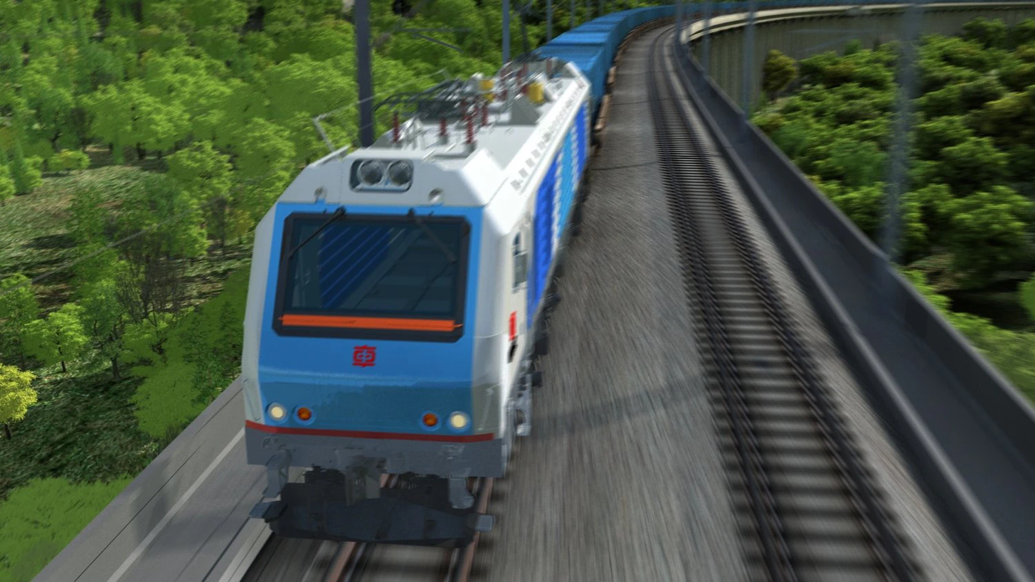 Train 3D Model .c4d .max .obj .3ds .fbx .stl .blend 