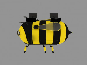 Electric car 3D Model