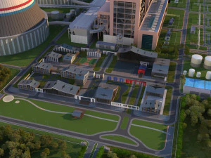 Power plant 3D Model