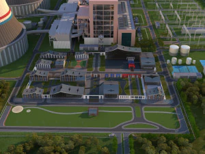 Power plant 3D Model