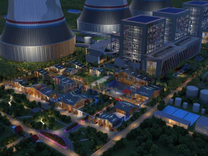 Centrale elettrica Modello 3D