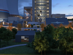 Power plant Modèle 3D