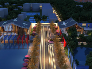 Power plant Modello 3D