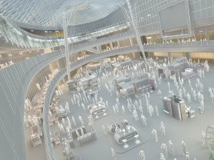 ショッピングモール 3Dモデル