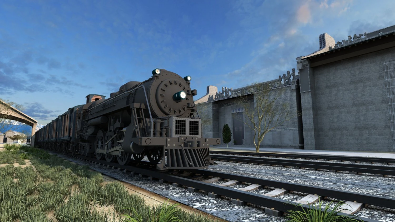 Train 3D Model .c4d .max .obj .3ds .fbx .stl .blend 