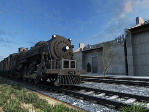 Train 3D मॉडल