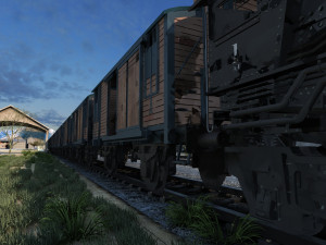 Train Model 3D