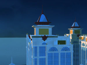 Hotel building 3D Model