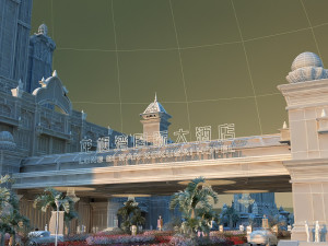 Hotel building 3Dモデル