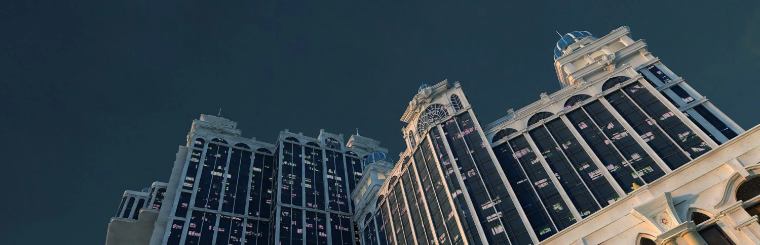Hotel building 3D Model .c4d .max .obj .3ds .fbx .stl .blend 