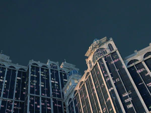 Здание гостиницы 3D Модель