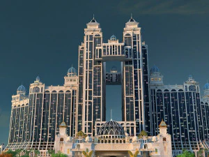 Hotel building 3D Model